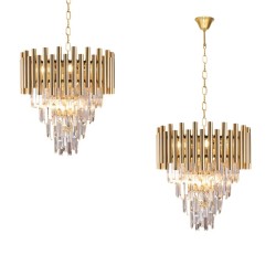 MADISON GOLD Chandelier 9xE14