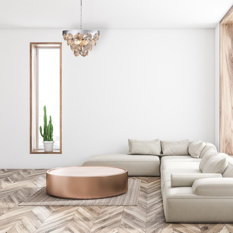 GRACE CHROME Chandelier 6xE14