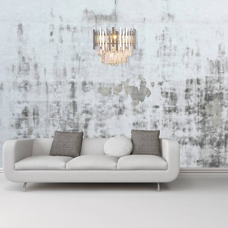 Lámpara de araña ASPEN CROMO 6xE14