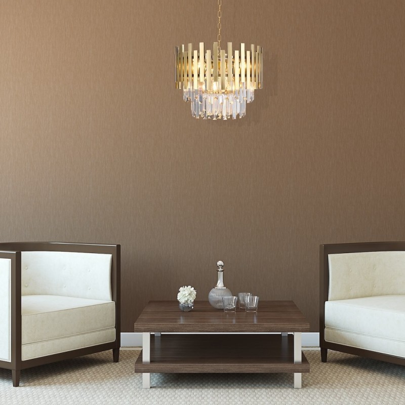 Chandelier ASPEN GOLD 6xE14