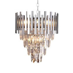 ASPEN II CHROME Chandelier 9xE14