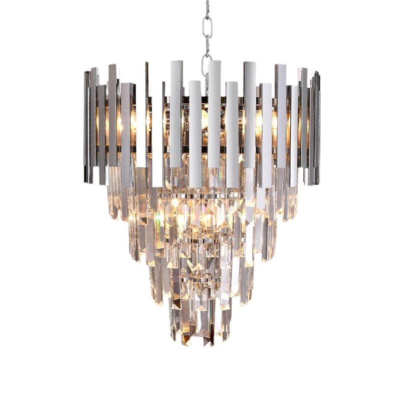 ASPEN II CHROME Chandelier 9xE14