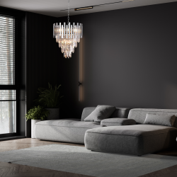 Kronleuchter ASPEN II CHROME 9xE14