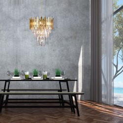 Kronleuchter ASPEN II GOLD 9xE14