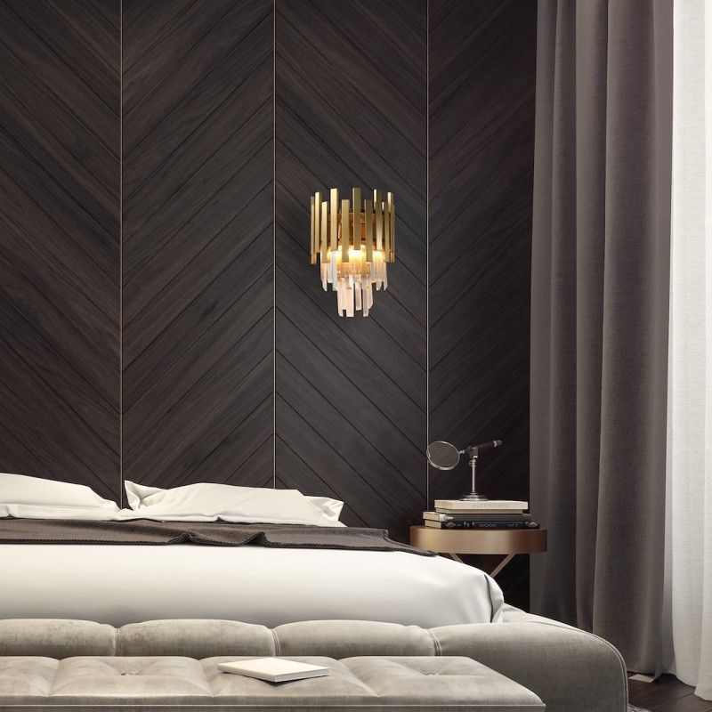 Wandleuchte ASPEN GOLD 2xE14