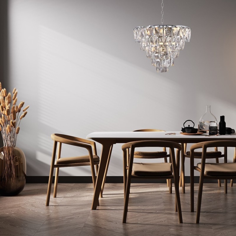 Chelsea Chrome Chandelier 6xE14