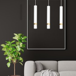 Hanging lamp Joker 3xGU10 White/Gold