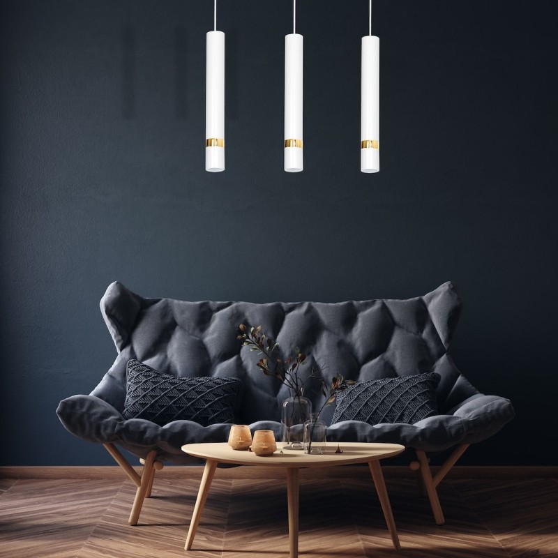 Hanging lamp Joker 3xGU10 White/Gold