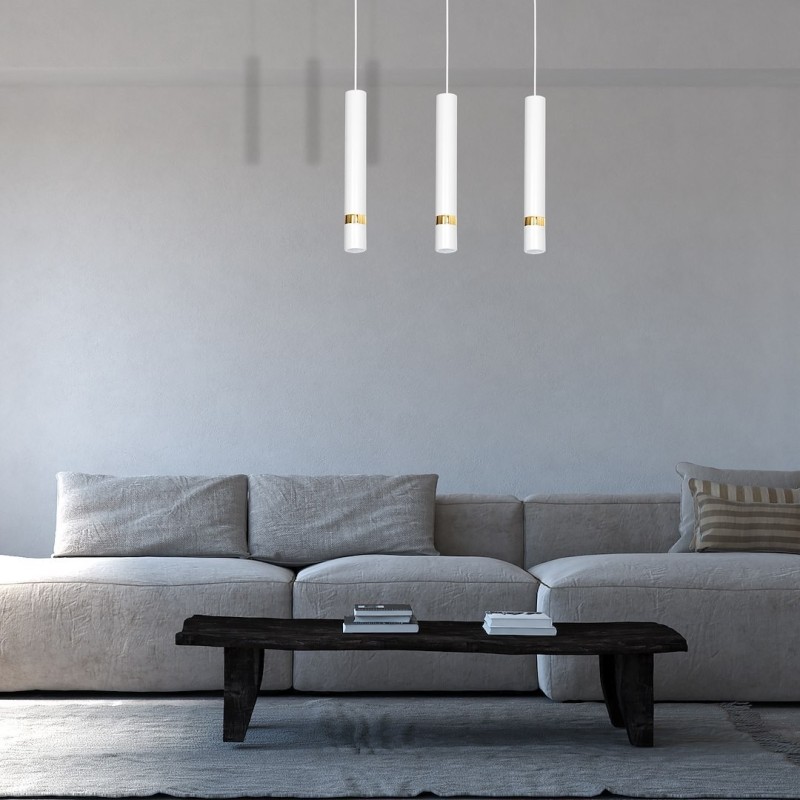 Hanging lamp Joker 3xGU10 White/Gold
