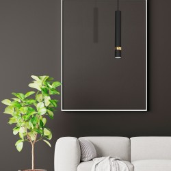 JOKER BLACK/GOLD Pendant Lamp 1xGU10