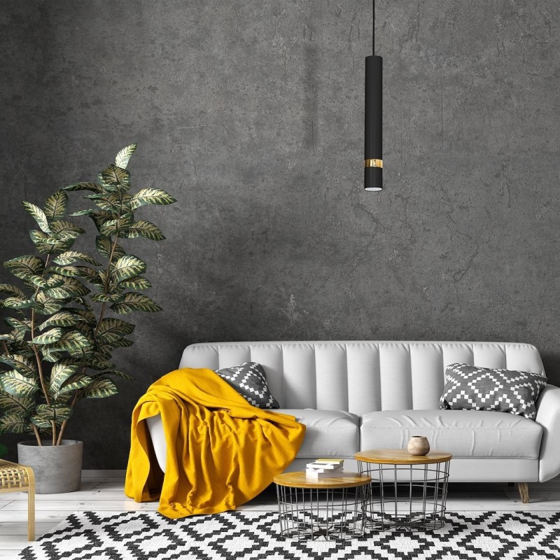 JOKER BLACK/GOLD Pendant Lamp 1xGU10