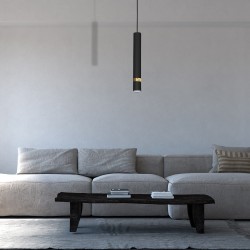 Lámpara colgante JOKER BLACK/GOLD 1xGU10