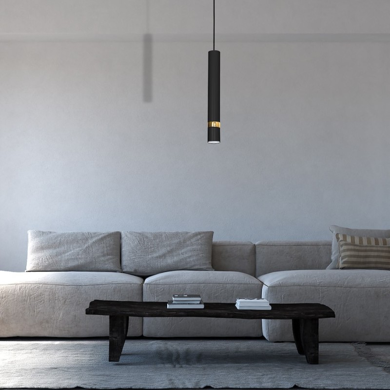 Підвісна лампа JOKER BLACK/GOLD 1xGU10