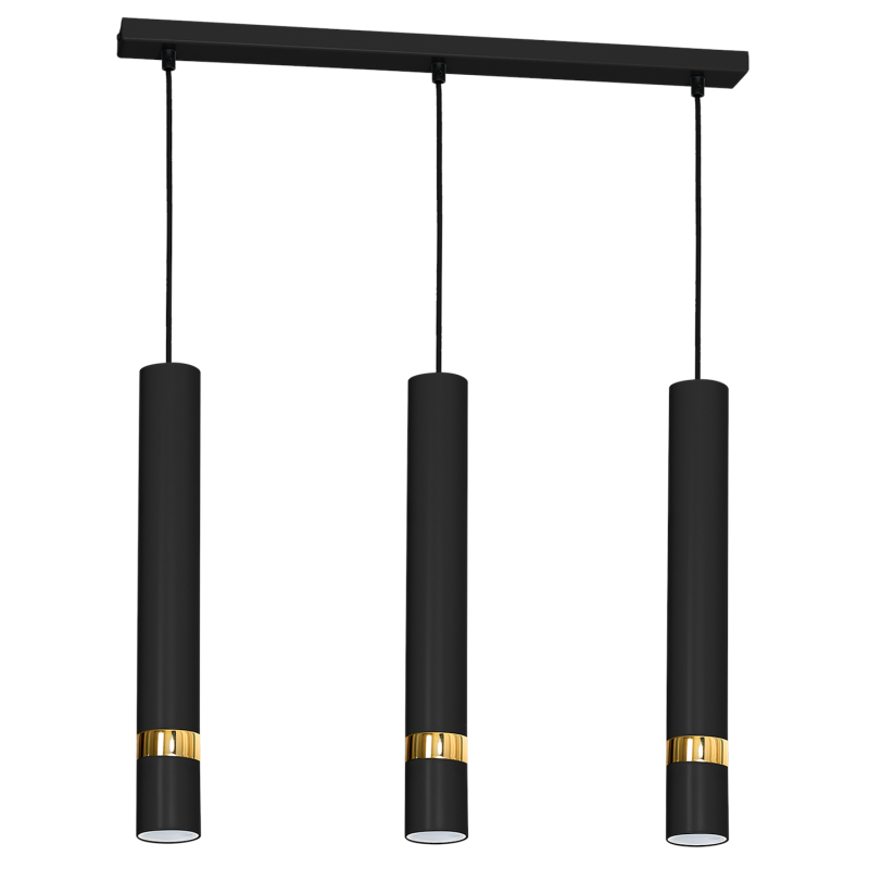 Lampa wisząca JOKER BLACK/GOLD 3xGU10