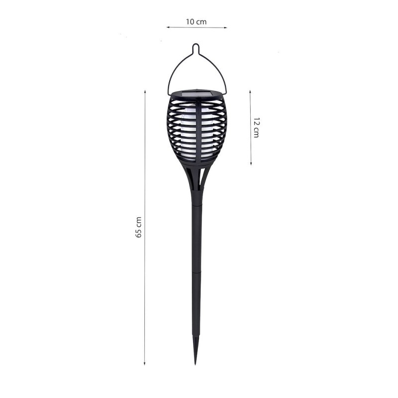 Solarlampe mit Flammeneffekt