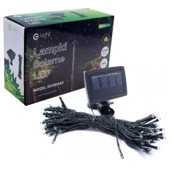 Lámpara Solar para Sombrilla de Jardín