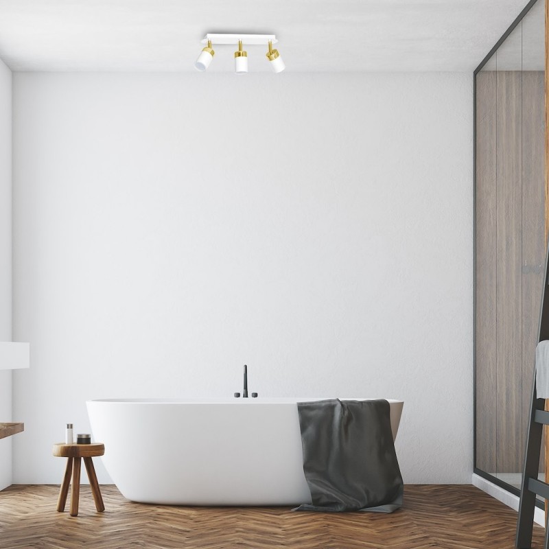Ceiling lamp Joker 3xGU10 White/Gold