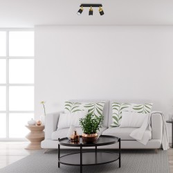 Стельова лампа JOKER BLACK/GOLD 3xGU10