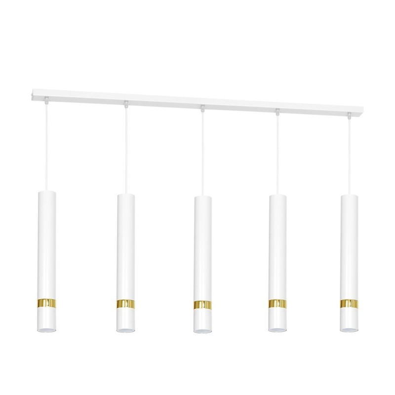 Joker Pendant Lamp 5xGU10 White/Gold