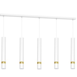 Joker Pendant Lamp 5xGU10 White/Gold