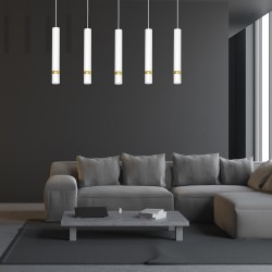 Joker Pendant Lamp 5xGU10 White/Gold