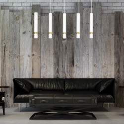 Lampa wisząca Joker 5xGU10 Biały/Złoty