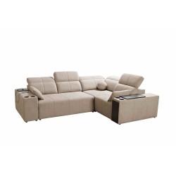 Ecksofa Milano II mit Schlaffunktion – Gewebe, Verita 39 Verita 09