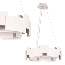Lámpara colgante TORINO WHITE 24W LED
