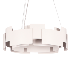 TORINO WHITE 24W LED pendant lamp