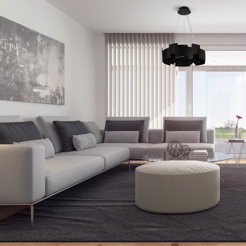 Lampa wisząca TORINO BLACK 24W LED