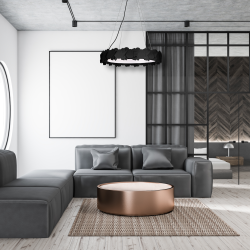 SOHO BLACK 24W LED Pendant Lamp