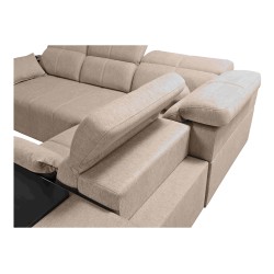 Ecksofa Milano II mit Schlaffunktion – Gewebe, Verita 28 Verita 09