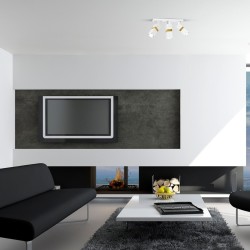 Стельова лампа Vidar 3xGU10 Білий/Золотий