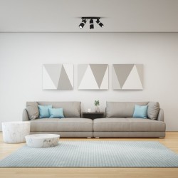 Стельова лампа VIDAR BLACK/CHROME 3xGU10