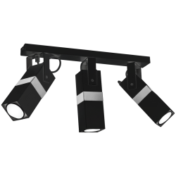 Стельова лампа VIDAR BLACK/CHROME 3xGU10