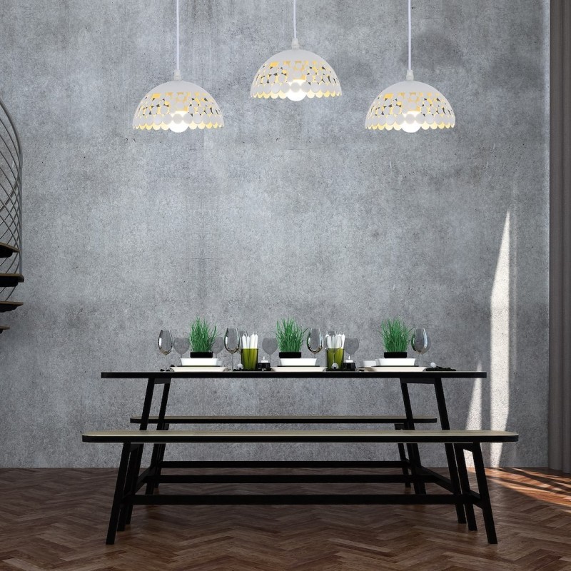 Lampa wisząca LISA WHITE 3xE27