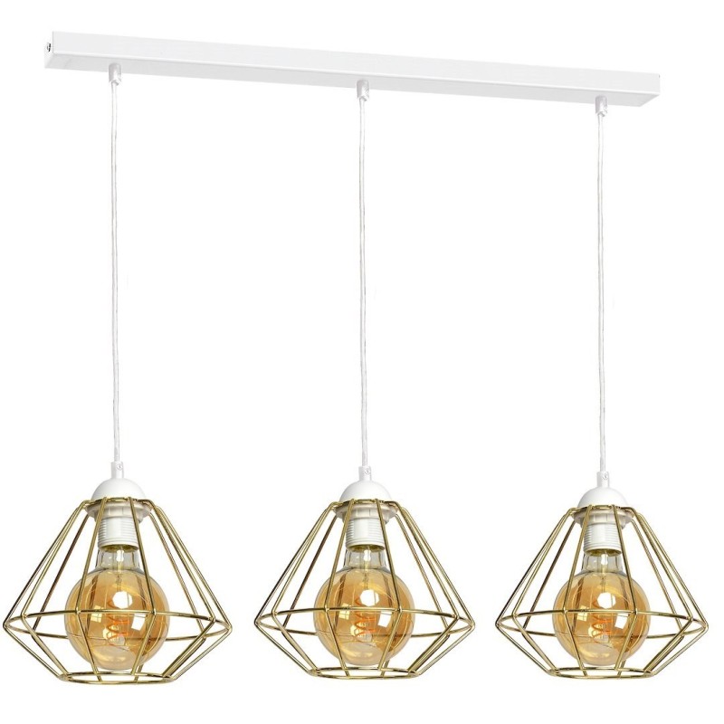 Lupo Hanging Lamp 3xE27 White/Gold