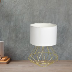 Торшер LUPO WITE/GOLD 1xE27