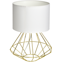 LUPO WHITE/GOLD floor lamp 1xE27