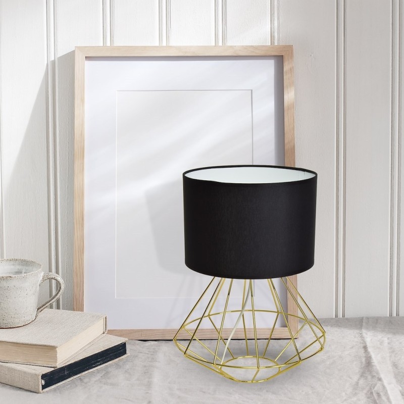 Торшер LUPO BLACK/GOLD 1xE27