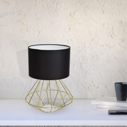LUPO BLACK/GOLD floor lamp 1xE27