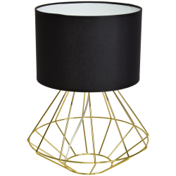 Lámpara de pie LUPO BLACK/GOLD 1xE27