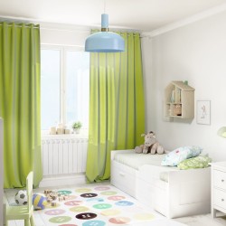 Hängeleuchte MALMO BLUE 1xE27