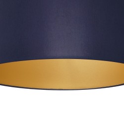 Deckenlampe BEN NAVY BLUE/GOLD 3xE27