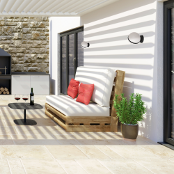 Настінний садовий світильник CIRCULO 1xE27