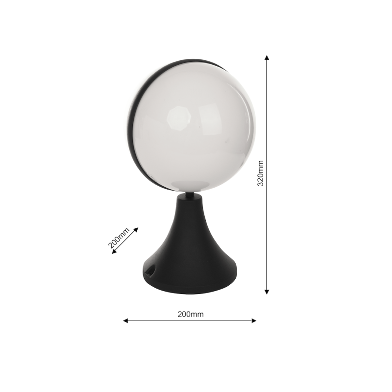 CIRCULO table garden lamp 1xE27