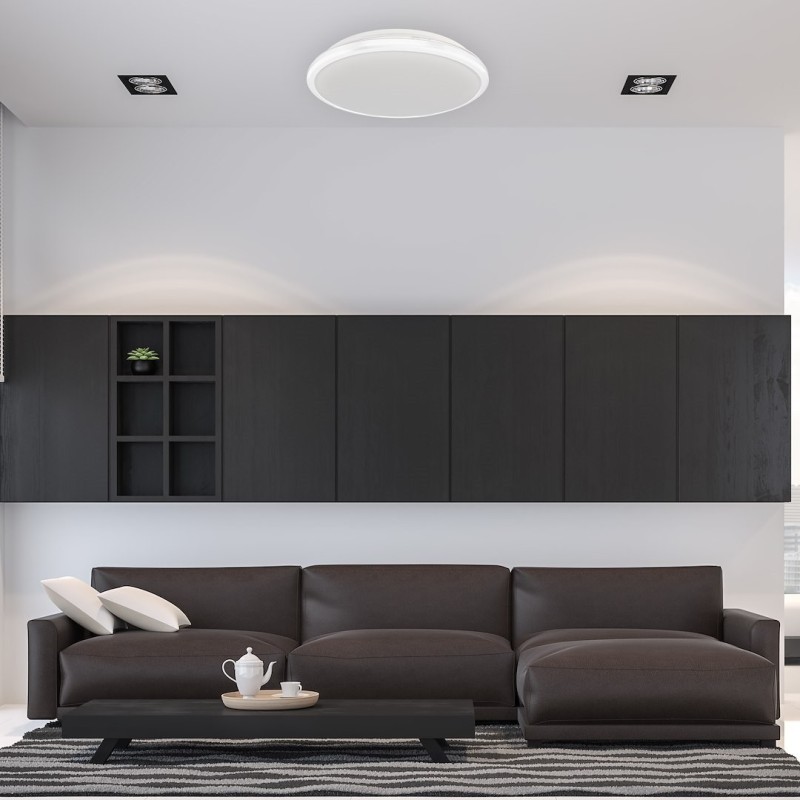 TERMA WHITE Deckenleuchte 18W LED IP44 Ø280 mm