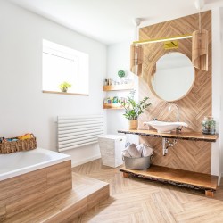 Wandleuchte SHINE GOLD 80cm 15W LED