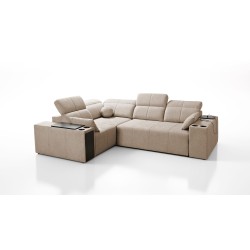 Milano II Corner Sofa with Sleeping Function – Weave, Verita 88 Verita 09