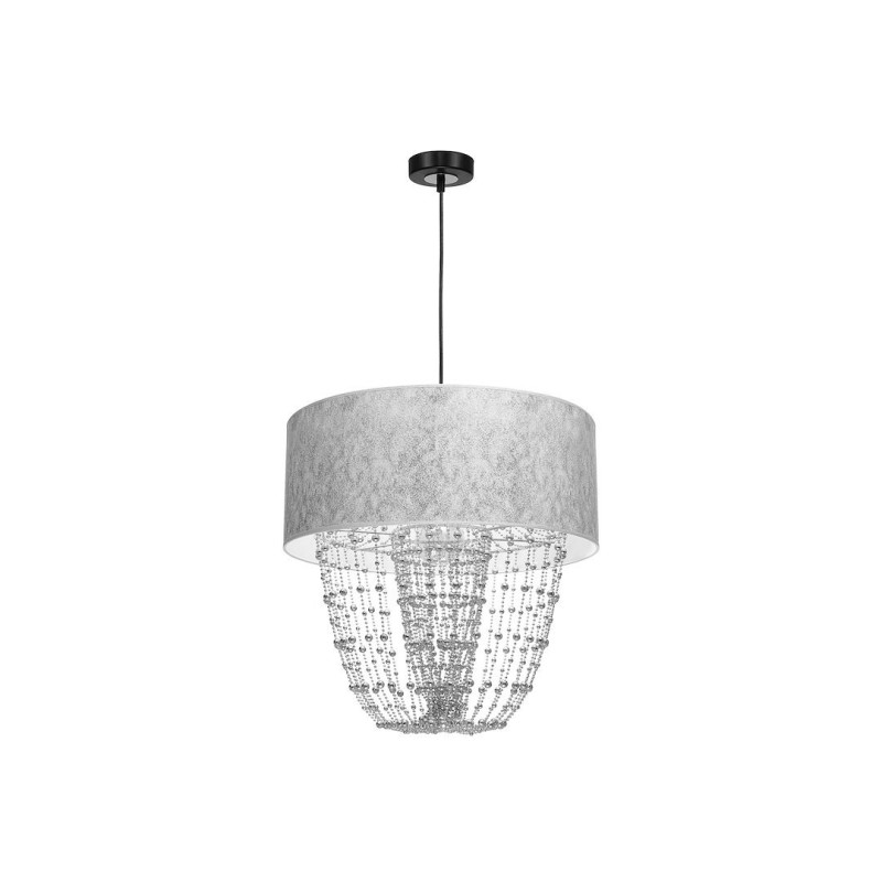 ALMERIA SILVER/BLACK Pendant Lamp 1xE27